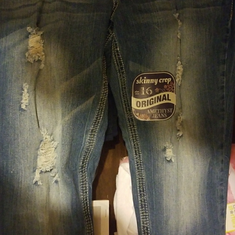 Skinny Corp original Amethyst Jeans Plus size 16 - Picture 5 of 8